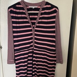 Diane‎ Von Furstenberg Size 4 Pink Striped Dress